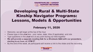Developing Multi-State Navigator Programs: Lessons, Models, and Opportunities