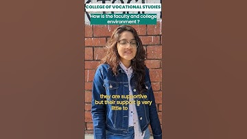 College of Vocational Studies: Student Insights on Faculty & Environment #shorts #lightscameracampus