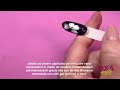 Fiore nail art semplice con white concentrare oxanails pennello zhostovo mini no2