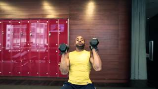 JackFit - Seated Alternating Dumbbell Shoulder Press
