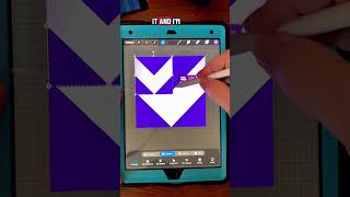 How to Make a Chevron Seamless Pattern in Procreate (with 3D Effect!)