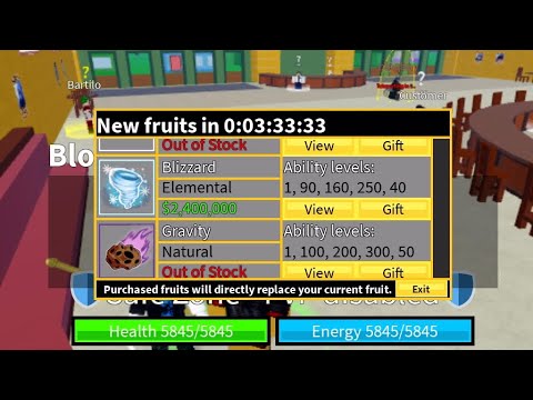 Blox Fruit, Blizzard Fruit on Stock!!