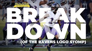 A Breakdown Of The Ravens Stomping On The Titans Logo