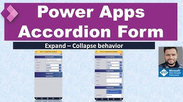 Power Apps Accordion Form (Expand/Collapse Form)