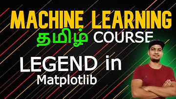 LEGEND in MatPlotLib  தமிழ் #codinganna