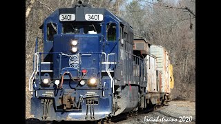 Chasing Pan Am Railways' Ancient Wreck Train! Ft. MEC 3401! [3-17-20]