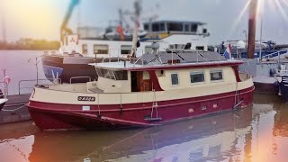 50 jaar oude zeewaardige houseboat in afstand 3x de wereld rond gevaren! BINNENKIJKEN #5