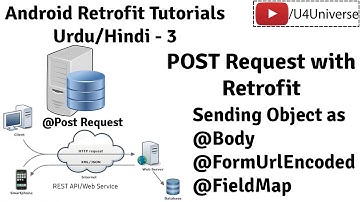 Retrofit for Android-3 | POST Request with Retrofit, @Body, @FormUrlEncoded | U4Universe