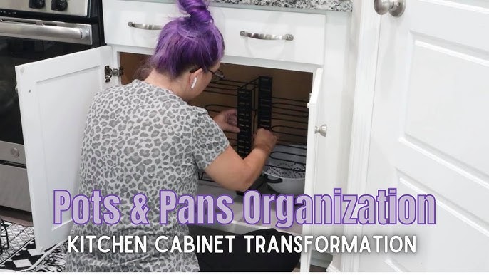 DIY Pull-Out Pot & Pan Organizer – Love & Renovations