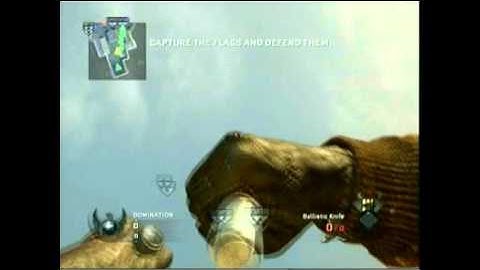 Black Ops - Double Ballistic Knife across map!