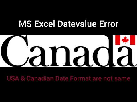 MS Excel Datevalue Function Error for Imported date