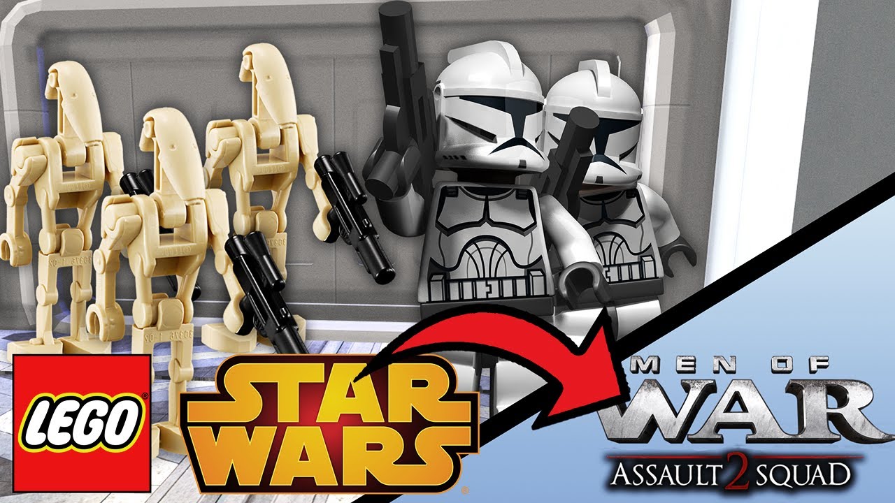 LEGO STAR WARS GALAXY AT WAR MOD |  MEN OF WAR ASSAULT SQUAD 2 | BATTLE #1