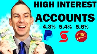 Best High Interest Savings Account - 5.6% Paid Monthly Passive Income