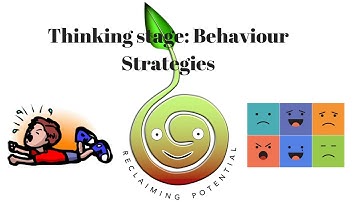 Managing challenging behaviour: Thinking stage: Strategies PT1