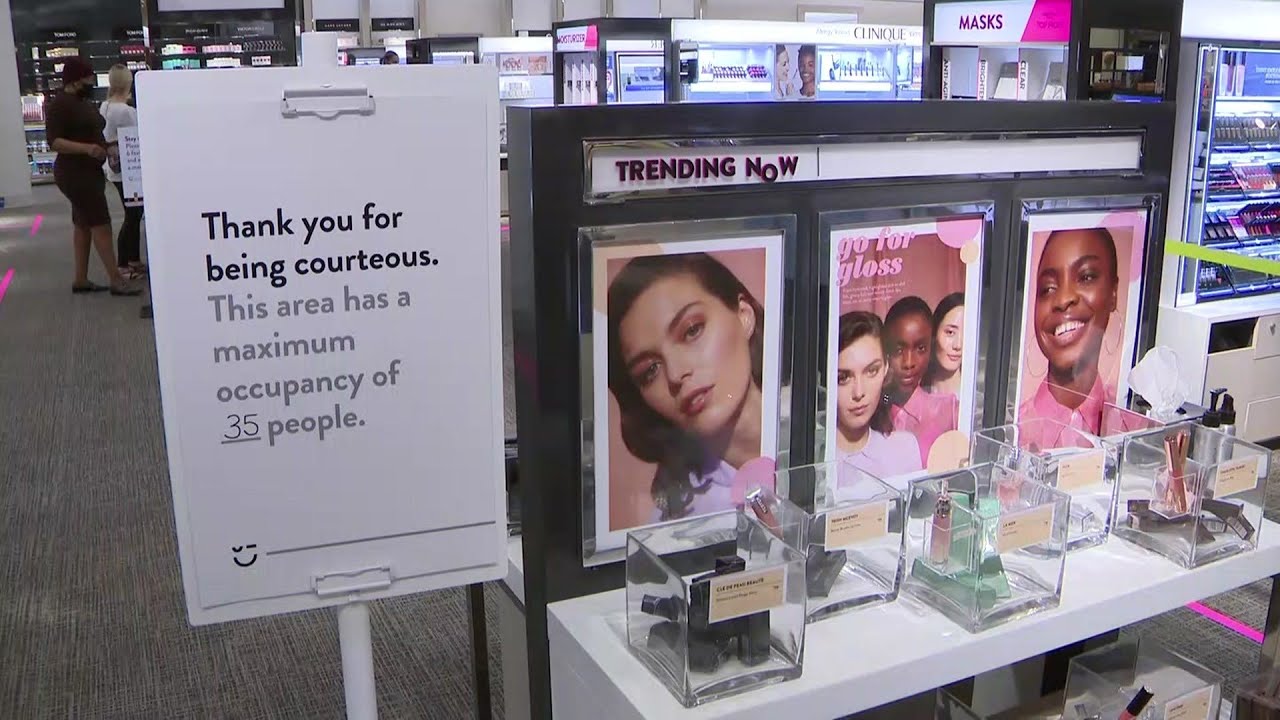 Major retailers reopen with safety changes