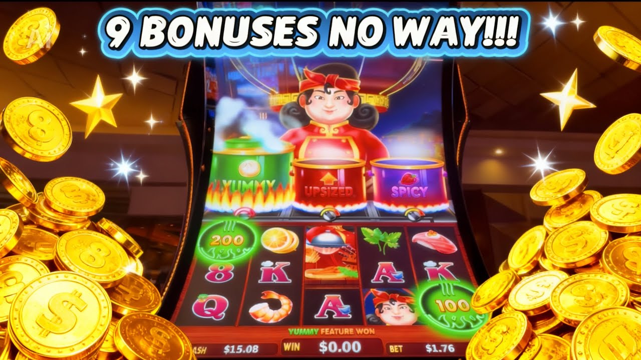 Hitting 9 bonuses on the Flaming Pots!! #gambling #casino #slots #fun 