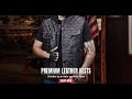 Daniel Smart Premium Quality Motorcycle Leather Vests #danielsmart #leathervest #motorcyclegear