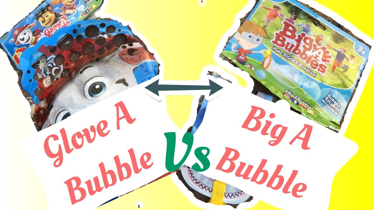 Zing Glove A Bubble vs Big A Bubble | Easter Fun with Bubbles