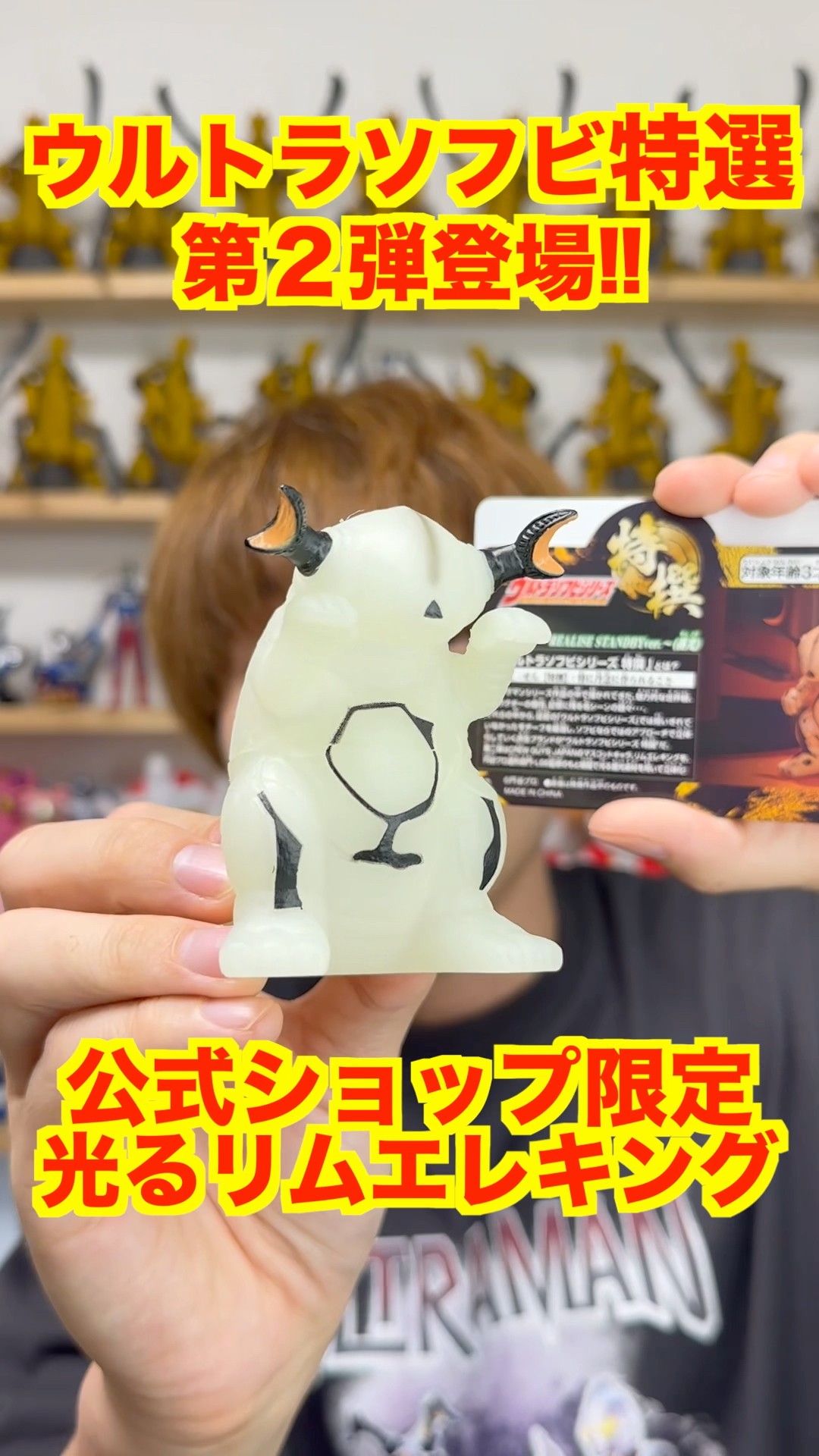 Limited Edition Glow-in-the-Dark Soft Vinyl Figure] Ultra Monster