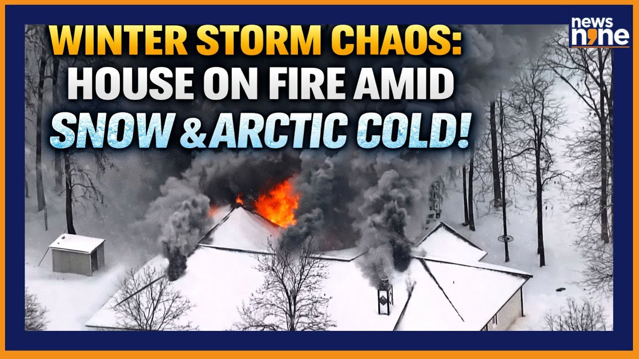 U.S. Snowstorm Chaos: Oklahoma Fire, Arctic Cold, Sledding Fun & New York Snowfall