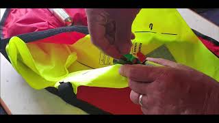 Re arming an inflatable PFD lifejacket