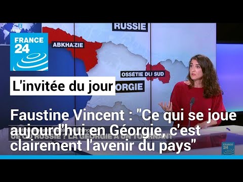Faustine Vincent: Ce qui se joue aujourdhui en Géorgie cest clairement lavenir du pays