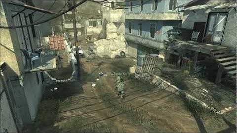MW3 Throwing knife across map!!!