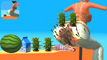 MAX LEVEL in Squat & Squeeze 👩🏻‍🦰🍉 BIG UPDATE!! All Levels - iOS, Android Gameplay (Part 3)