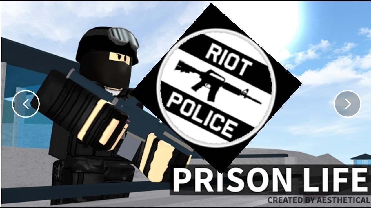 Prison Life 4 Riot Police Roblox Youtube - swat riot police roblox