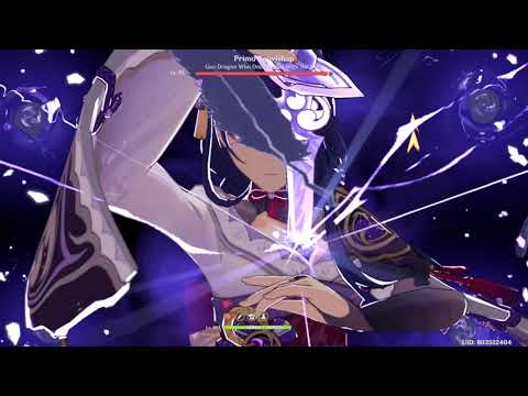 Raiden C3 burst test [Genshin]