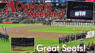 Arizona Diamondbacks Opening Weekend - #MLB - Chase Field - Colorado Rockies - Front Row!