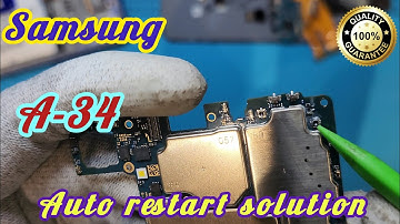 Samsung A34 Auto restart perfect solution #mobileengineer