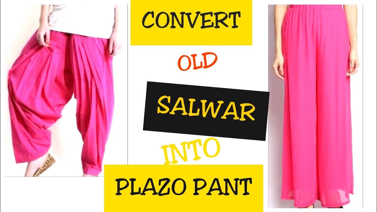 making palazzo from salwar