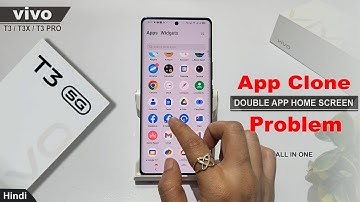 How to clone apps in vivo t3 5g, t3 pro | vivo t3x 5g me Dual app kaise kare | Dual app setting