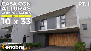 CASA CON ALTURAS COMPACTADAS | OBRAS AJENAS | @jaimejuarezarquitecto