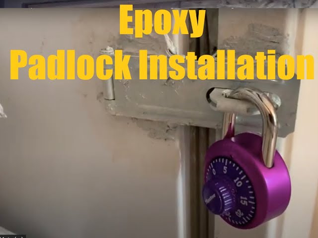 heavy-duty epoxy bracket for fridge door lock installation