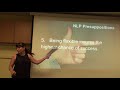 NLP for Health - NLP Presuppositions and their use in Healing