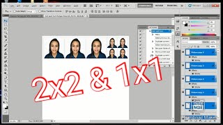 Basic Tutorial Rush ID Picture on Photoshop Action | 2x2 & 1x1 Photo Editing