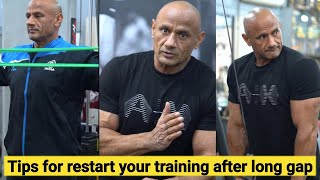Tips for restart your training after long gap | Mukesh Gahlot  #youtubevideo