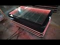 Infinity Mirror Coffee Table | Custom LED Light Furniture for Luxury Home & Commercial Decor