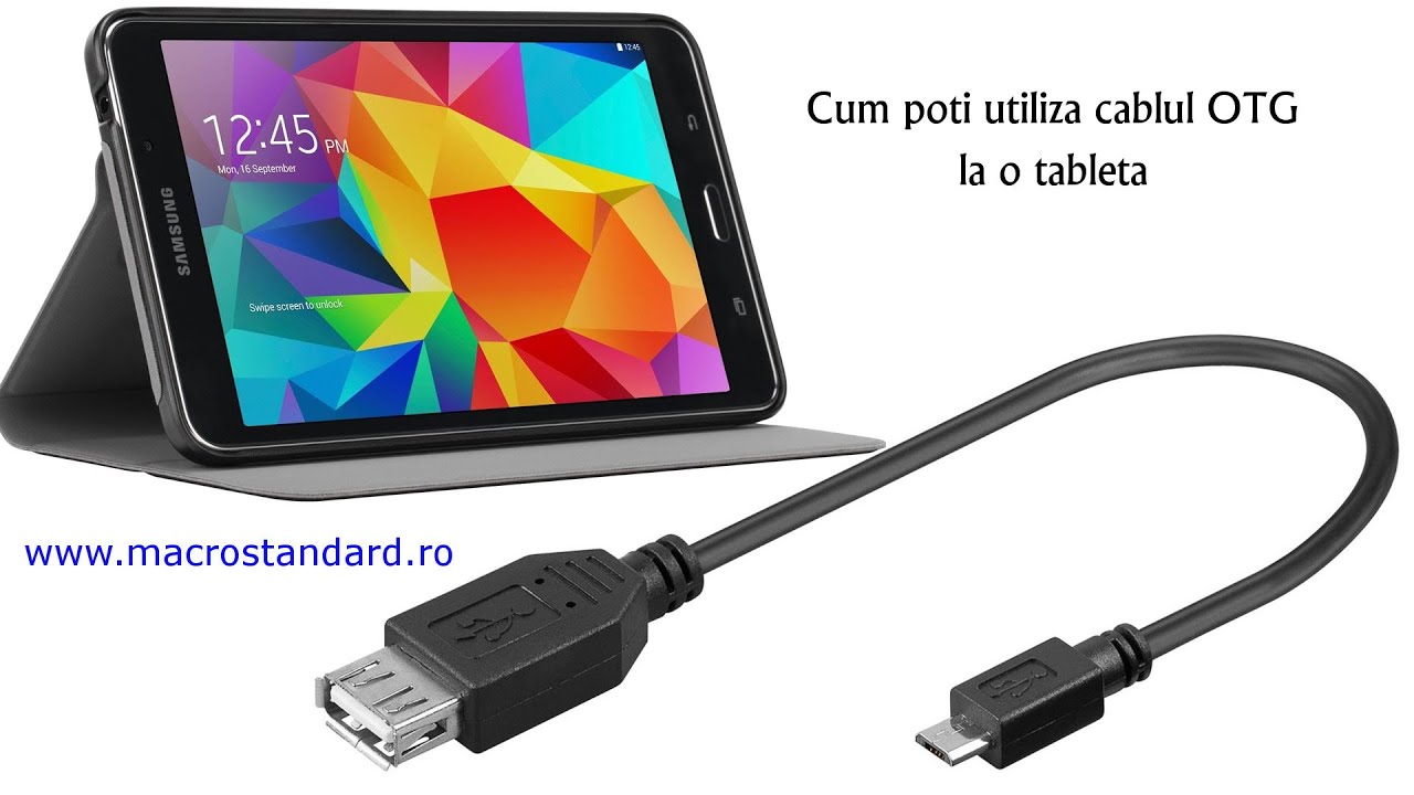 Cum Poti Utiliza Un Cablu Otg La Tableta Sau Telefon Youtube