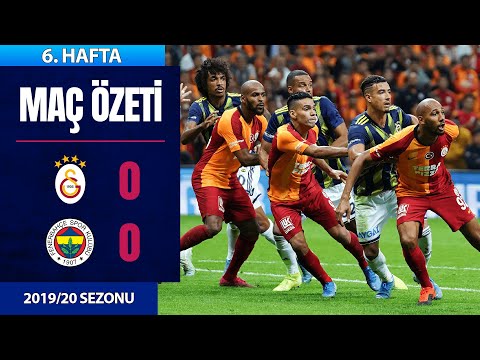 ÖZET: Galatasaray 0-0 Fenerbahçe | 6. Hafta - 2019/20