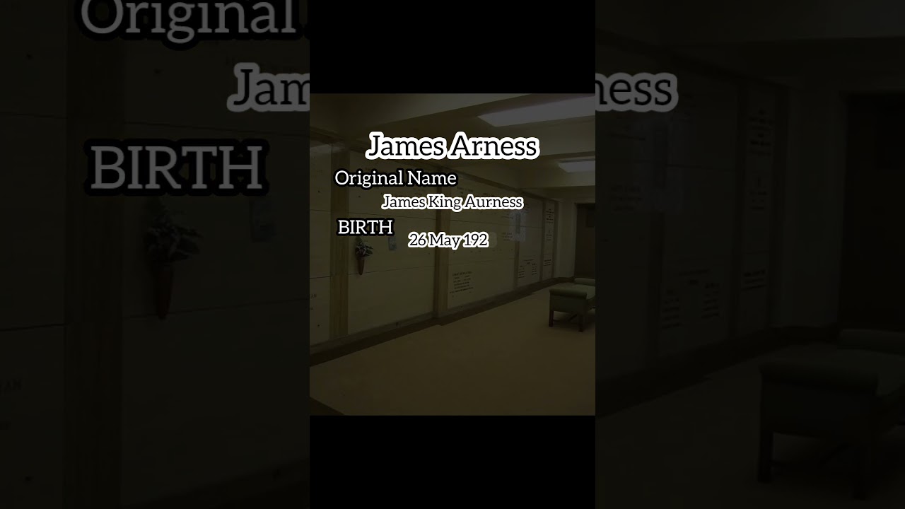 【visit to a grave】James Arness【Famous Memorial】