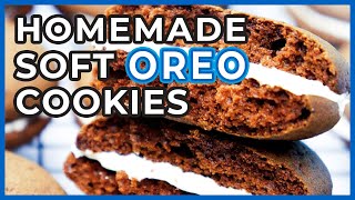 30 MINUTE Homemade Soft OREO Cookies! (FLUFFY) screenshot 4