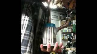 Double percolator homemade bong