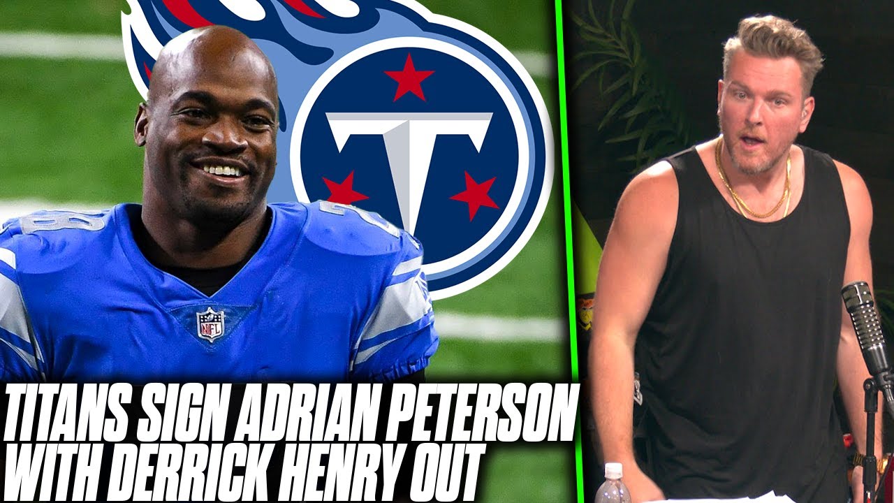 Adrian Peterson to sign with Tennessee Titans after Derrick Henry's ...