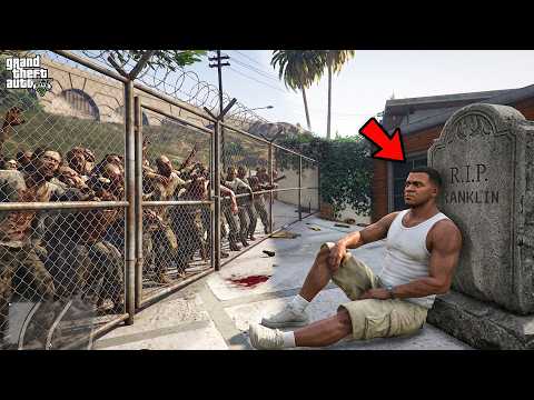 Franklin Died In 100 DAYS Zombie Apocalypse Survival in GTA 5!