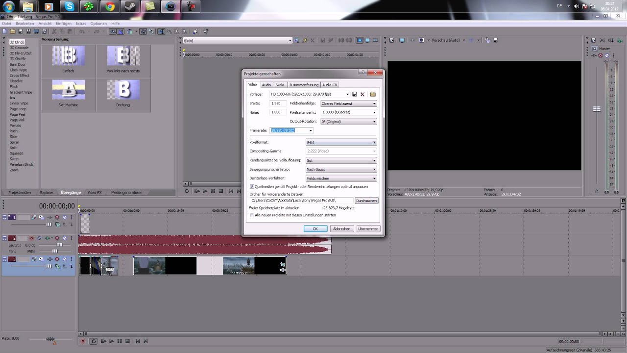 Sony Vegas mp4 Full HD Rendersettings - YouTube