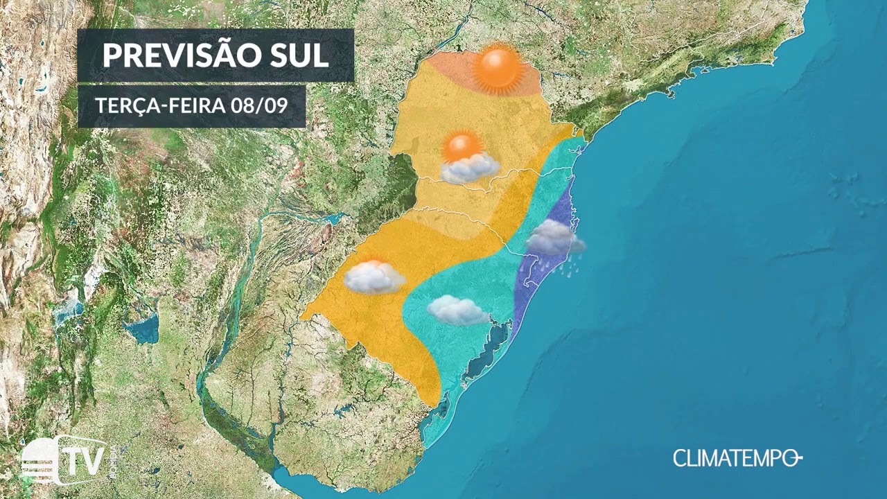 Previsão do Tempo: 08/09/2020
