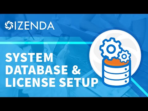 System Database & License Setup